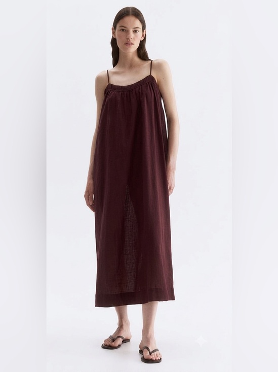 H&M Dresses & Skirts - NWT H&M Burgundy Strappy Resort Vacation Casual Dress , M